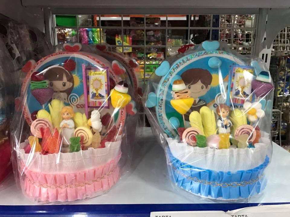 Bigote Coche calificación Cestas de chuches para Comunión | FRUTOS SECOS CHEMI