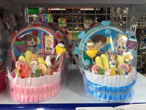 Cestas de chuches para Comunión